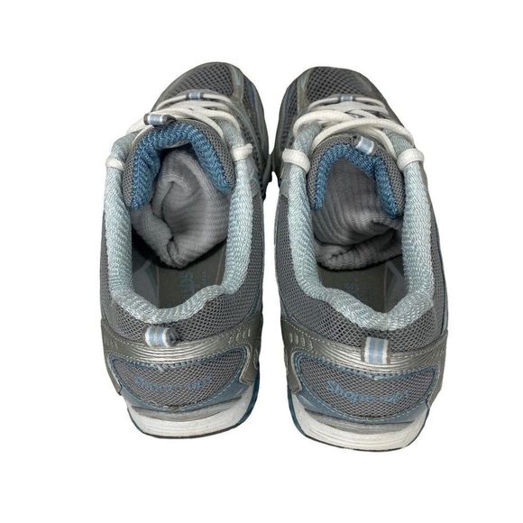 Skechers Shape Ups Women's 8.5 XF Accelerators Silver Blue White 12320 Toneing - Picture 6 of 10